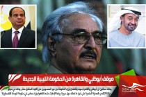 موقف أبوظبي والقاهرة من الحكومة الليبية الجديدة