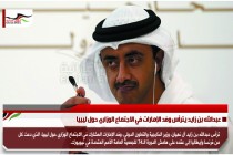 عبدالله بن زايد يترأس وفد الإمارات في الاجتماع الوزاري حول ليبيا