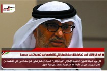 أنور قرقاش: قطر تحاول شق صف الدول التي تقاطعها عبر تسريبات غير صحيحة