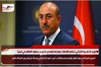 وزير الخارجية التركي: يتهم الإمارات وفرنسا ومصر بتخريب جهود السلام في ليبيا