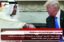 الغارديان .. مشروع قرار أمريكي قد يصدم الإمارات