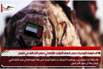 الحكومة اليمنية تدرس انهاء التواجد الإماراتي ضمن التحالف في اليمن