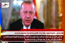 أردوغان .. نتابع التطورات والتحركات الإقليمية للإمارات والسعودية ومصر