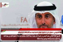 المرزوعي : نعمل على تحقيق توازن النفط وندعم الإجراءات لتحقيقه