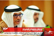 أنور قرقاش يضع شروطا لحل الأزمة مع قطر