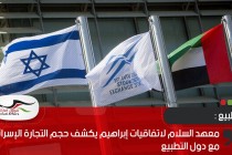 معهد السلام لاتفاقيات إبراهيم يكشف حجم التجارة الإسرائيلية مع دول التطبيع