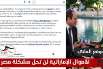 موقع: الأموال الإمارات لن تحل مشكلة مصر